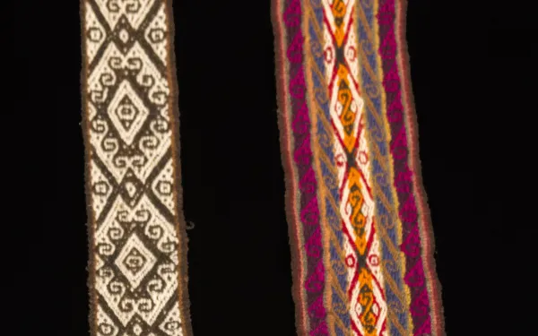 Andean chumbis or woven fajas