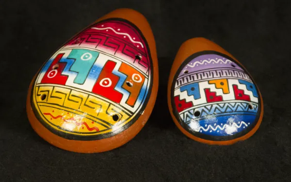 colorful Andean instrument