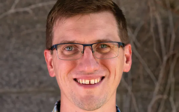 a smiling man, Tate Steidley