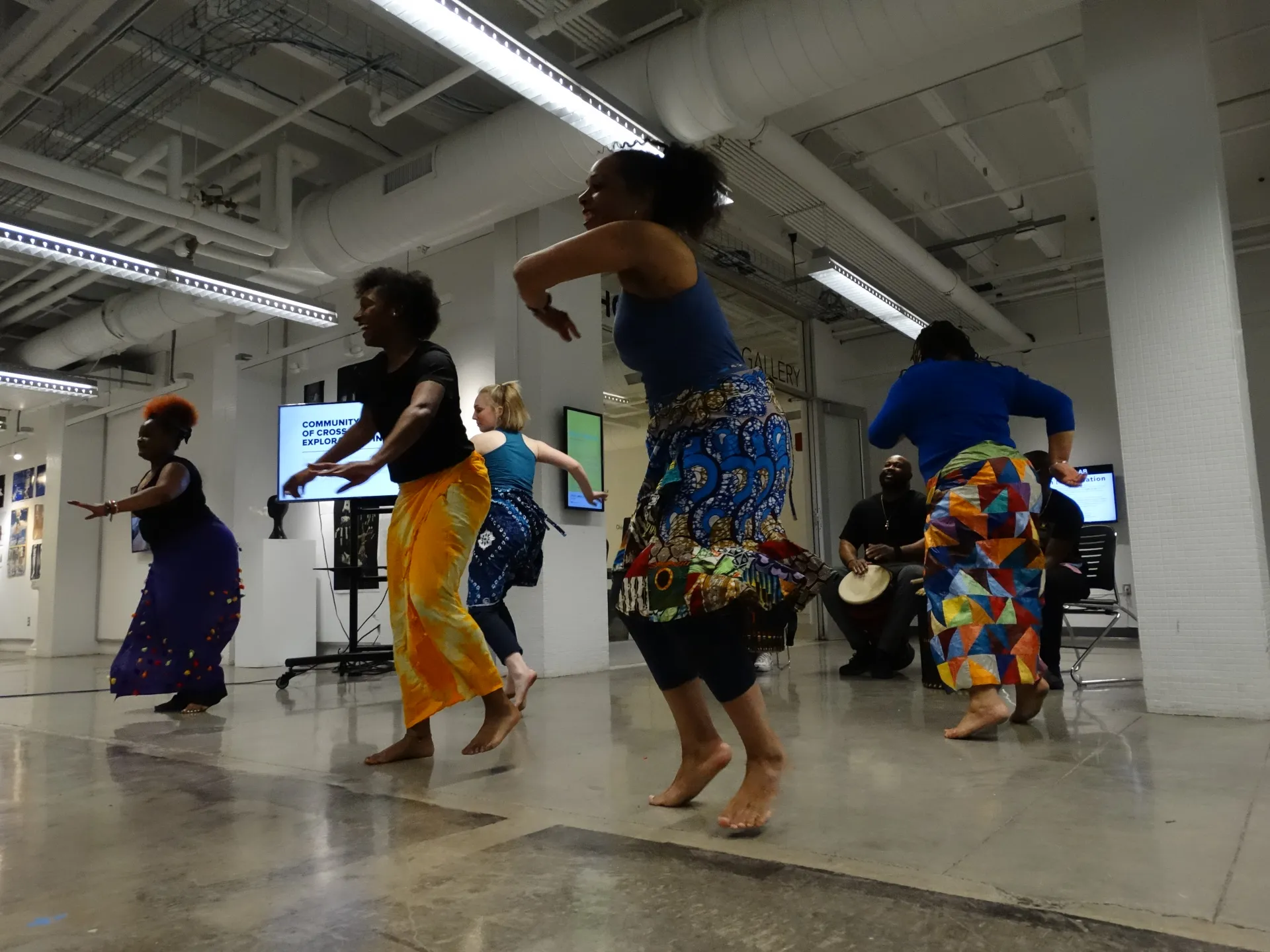 Group of dancers performing